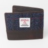 Harris Tweed Wallet Blue