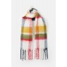 Lighthouse Scarf -Ant Gold/Olive/Red