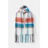 Lighthouse Scarf -Rust/Deep Teal/Mocha