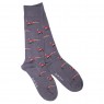 Swole Panda Grey Pheasant Socks