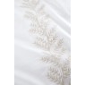 Bianca Embroidery Leaf  Duvet Set Natural