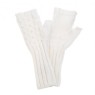 Parklane Fingerless Gloves Winter White