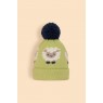 Powder-Childrens Knitted Sheep Hat-Sage