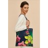 Powder-Exotic Evening Velvet Tote Bag