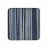 Denby Set of 6 Black Stripe Cork Backed Coasters