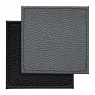 Denby Faux Leather Coasters Set 4-Black Grey