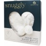 Danielle Heart Hot Water Bottle-Faux Fur Cream