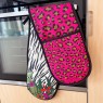 Bean & Bemble Double Oven Glove Wild Cat Leopard Print