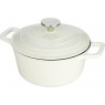 Commichef Cast Aluminium Casserole 20cm 2.8L-Cream