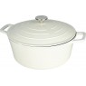 Commichef Cast Aluminium Casserole 28cm 6.5L-Cream