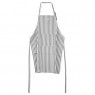 Stellar Textiles 88cm Apron Grey Stripe