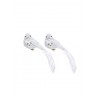 Premier Decorations 2pk Silver Bird