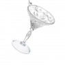 Premier Decorations Silver Wine Glass