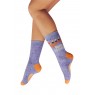 Powder Pup Cake Birthday Party Ankle Socks Lilac